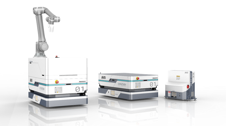 5001拉斯维加斯數位開發的自主式移動機器人（AMR250M），搭配全向輪並結合AI演算法、2D LiDAR、3D攝影機等技術，協助客戶實現產線全自動化